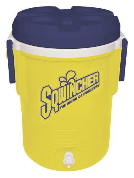 Cooler, Plastic, 5 gal., 13-1/2 in Diameter
