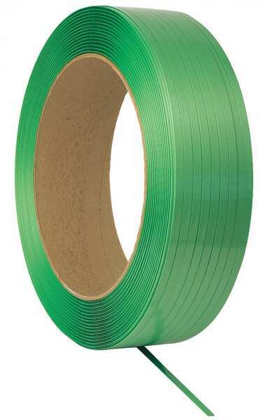 Plastic Strapping, HG, Green, 40 mil