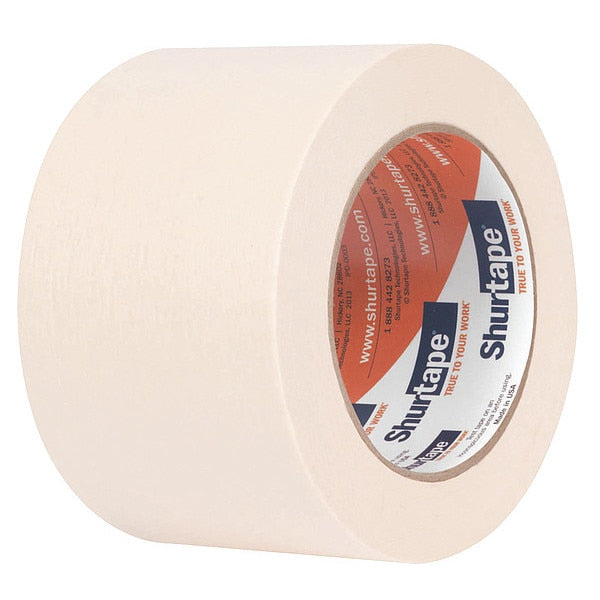 General Purpose Masking Tape, High Adhesion Synthetic Rubber-Based Adhesive, PK 16