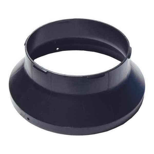 Duct Ring, 10 in. to 8 in., ABS Black