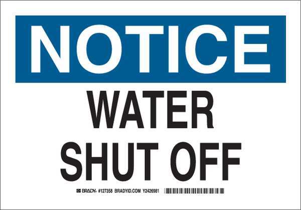 Notice Sign, 7X10