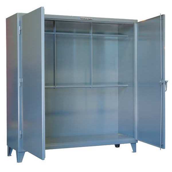12 ga. Steel Chain/Hose Hoist Storage Cabinet, 72 in W, 78 in H, Stationary