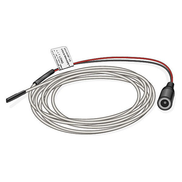 Heating Cables, 24VDC, 4 ft. Length, 0.5 A Automatically Adjust Heat Output, Cable with Connector