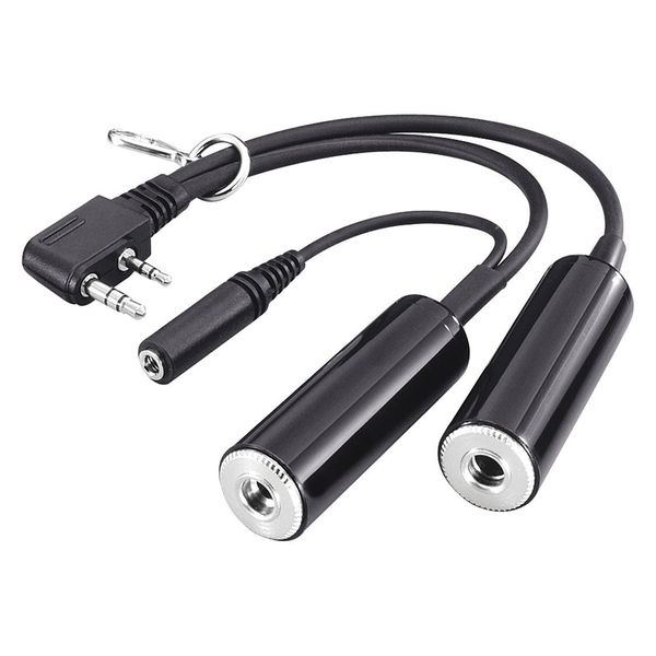 Headset Adapter Cble, For Aviation Radios