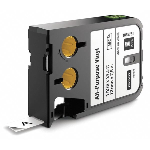 Cartridge Label, 0.5 In W, Vinyl