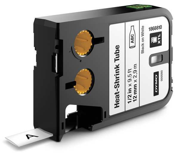 Cartridge Label, 0.5 In W, Heat Shrink