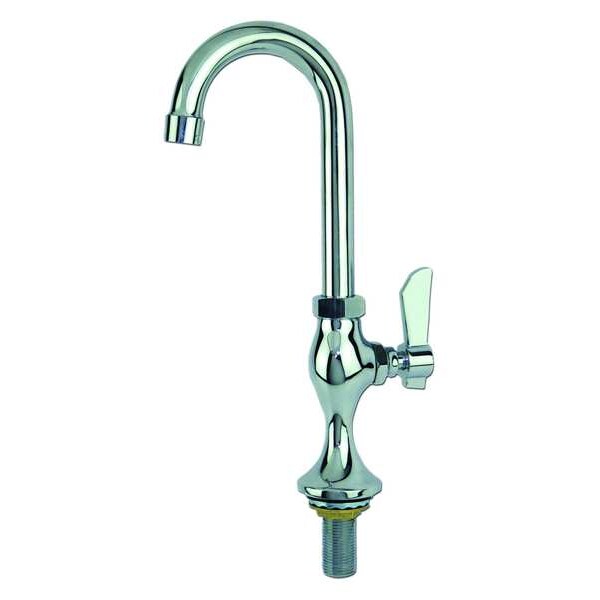 Single Handle Single Hole Mount, 1 Hole Bathroom Faucet, Chrome