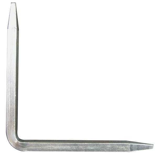 Wrench, Angle Seats, 6in. L, Black Steel
