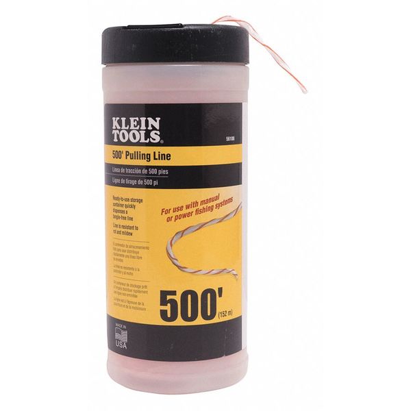 Poly Pull Line with Orange Tracer 500-Feet