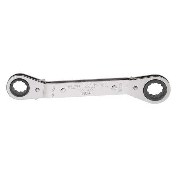 Reversible Ratcheting Box Wrench, 3/4 x 7/8-Inch