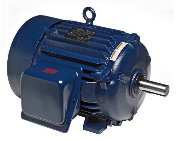 3-Phase General Purpose Motor, 5 HP, 184T Frame, 230/460V AC Voltage, 1,755 Nameplate RPM