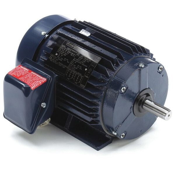 3-Phase General Purpose Motor, 2 HP, 145T Frame, 230/460V AC Voltage, 1,755 Nameplate RPM