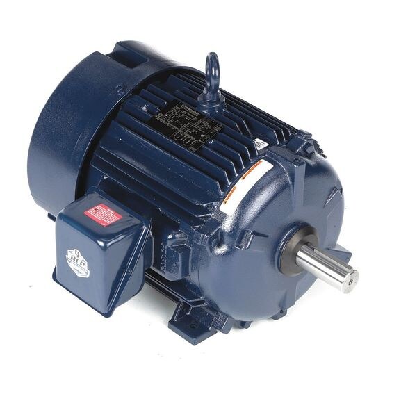 3-Phase General Purpose Motor, 15 HP, 254T Frame, 230/460V AC Voltage, 1,775 Nameplate RPM