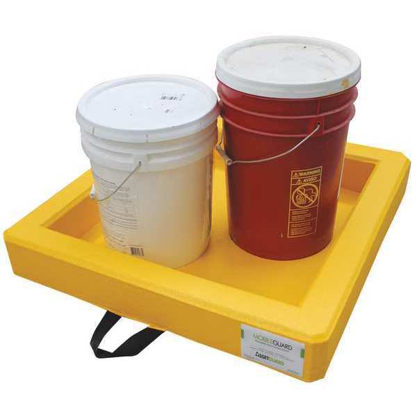Duck Pond Mini-Berm, 42 gal Spill Capacity, 0 Drum, Foam coated with Polyurea