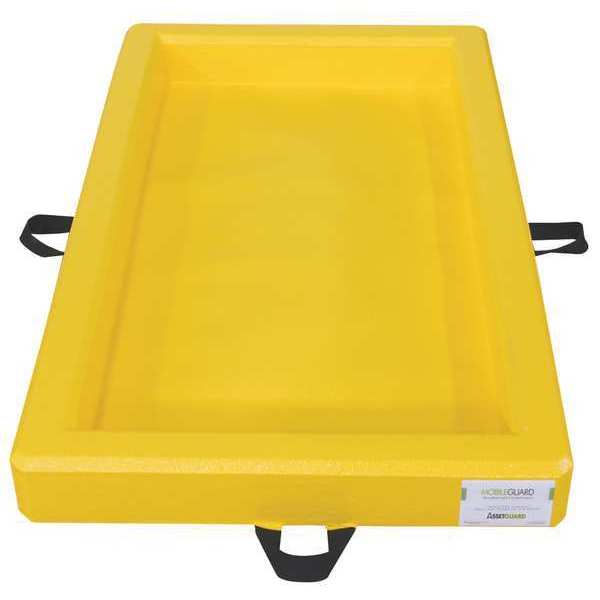 Duck Pond Mini-Berm, 10.5 gal Spill Capacity, 0 Drum, Foam coated with Polyurea