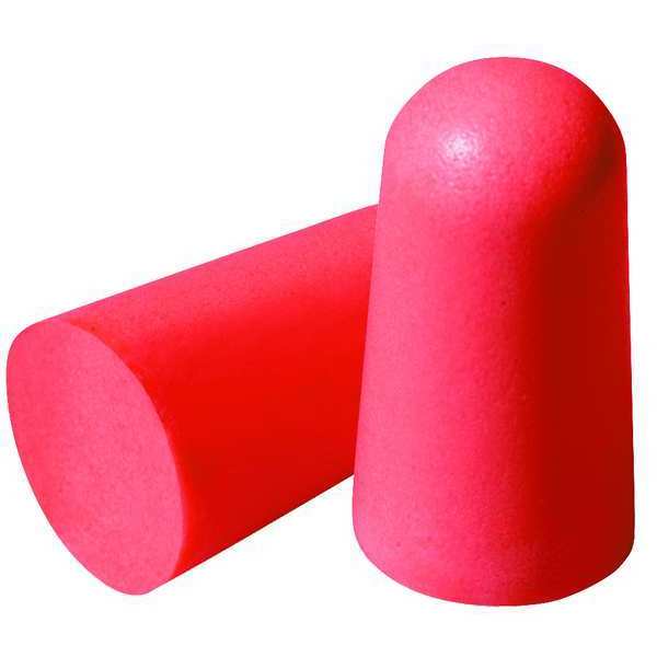 Disposable Uncorded Ear Plugs, Bullet Shape, 32 dB, 200 Pairs, Orange