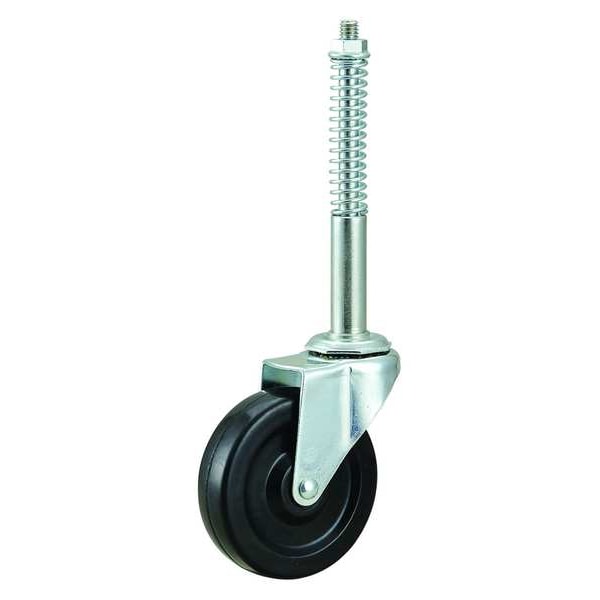 Stem Caster, 100 lbs Load Rating, Zinc Plated