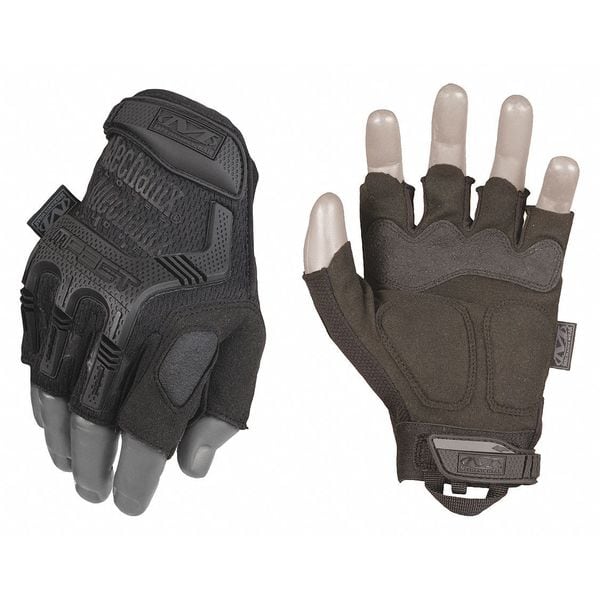 M-Pact Covert Fingerless Tactical Glove, Black, L, 9