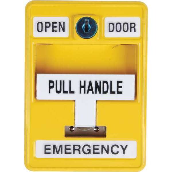 Emergency Pull Station, 30VAC/DC, Yellow