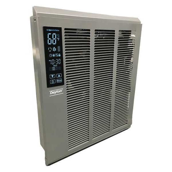 Recessed Electric Wall-Mount Heater, Recessed or Surface, 4000 W