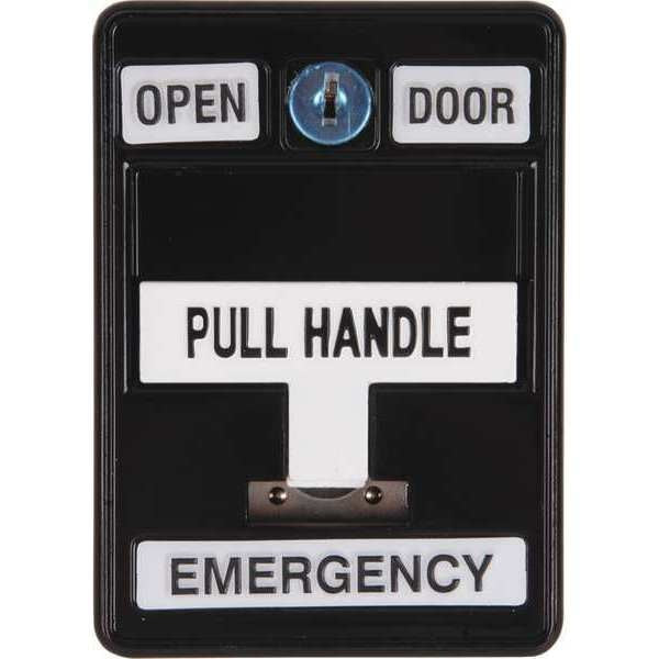 Emergency Pull Station, 30VAC/DC, Black