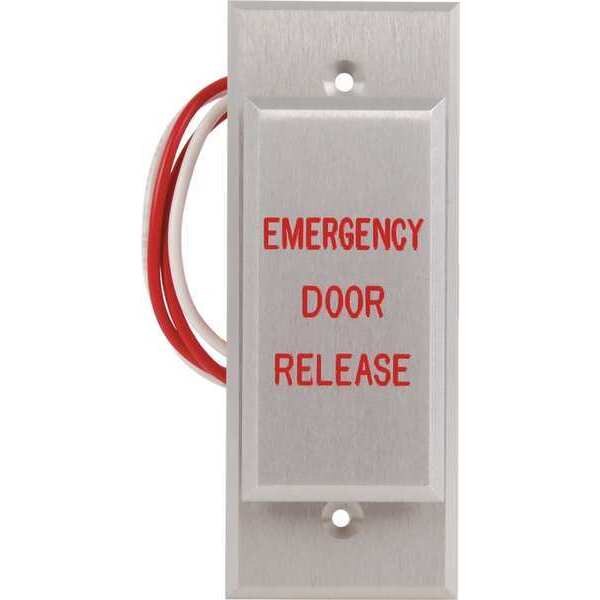 Push to Exit Button, 24VDC, 1-3/4