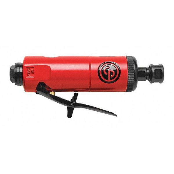 Air Straight Die Grinder, 1/4 in, 0.6 HP, Aluminum Alloy, Includes 1/4 in and 6mm Collet Holder