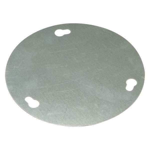 Drain Cover, Silver, 24 ga., Round, 10