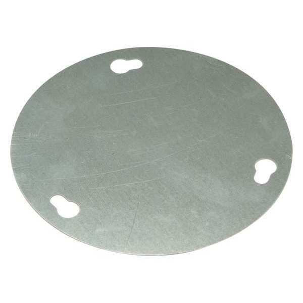 Drain Cover, Silver, 24 ga., Round, 6