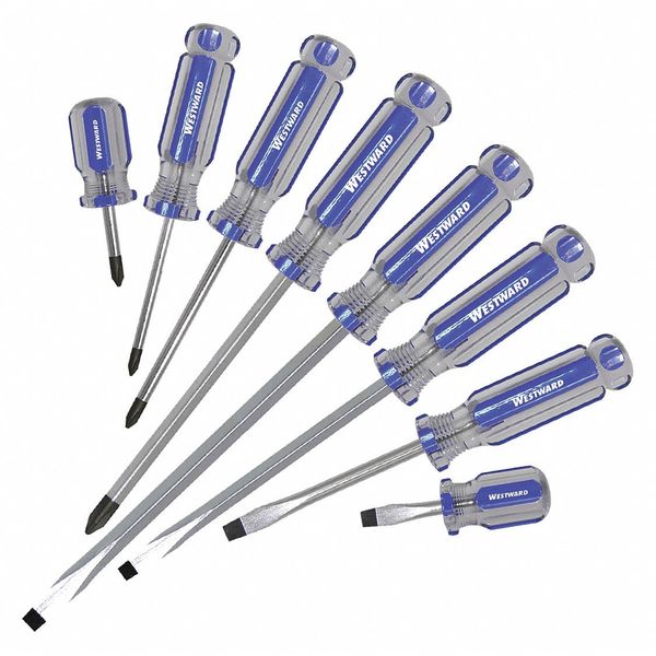 Screwdriver Set, 8 pcs, Acetate