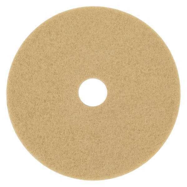 Burnishing Pad, Tan, Shape Round, PK5
