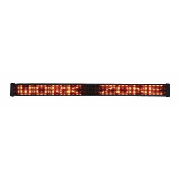 LED Message Display Sign, Amber, 3