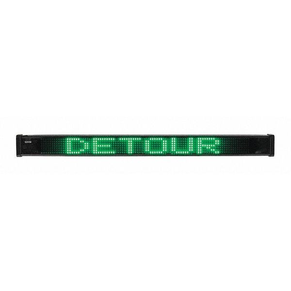 LED Message Display Sign, Green, 3