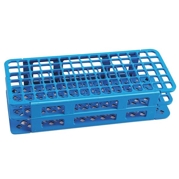 Test Tube Rack, 6x15 Format, Blue, 2-7/16