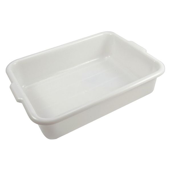 Nesting Container, Natural, Polypropylene, 15 5/8 in W, 5 1/4 in H