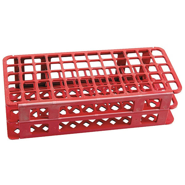 Test Tube Rack, 6x12 Format, Red, 2-5/8