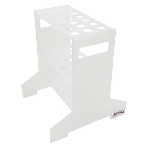 Hydrometer Rack, 6x3 Format, White, 10