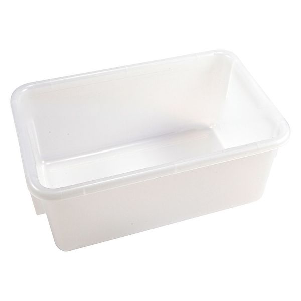 Nesting Container, Natural, Polypropylene, 7 3/4 in W, 5 1/8 in H