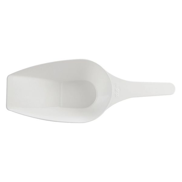 Scoop, Polypropylene, White, 1000mL, PK6
