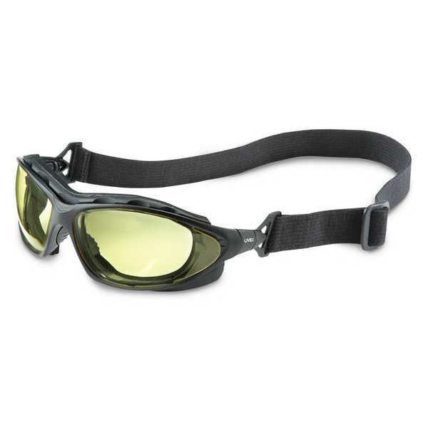 Safety Glasses, Goggle Amber Polycarbonate Lens