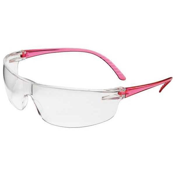 Safety Glasses, Wraparound Clear Polycarbonate Lens, Anti-Fog