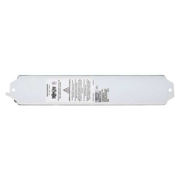 Outlet Strip, Metal Housing, White, 120V
