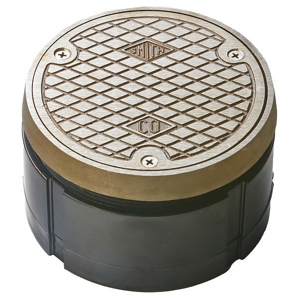 Floor Cleanout, Nickel Bronze, 5-3/4 in.
