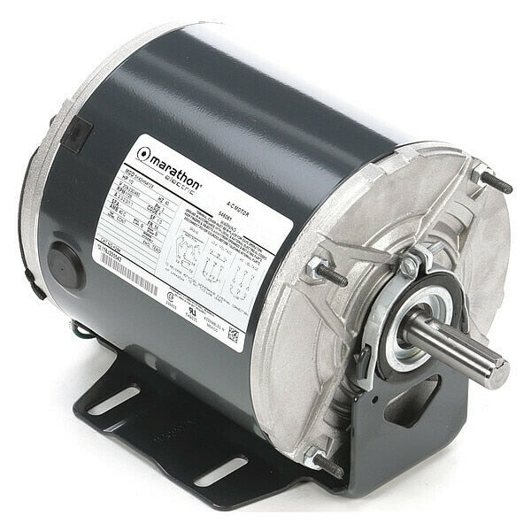 3-Phase Belt Drive Motor, 1/2 HP, 56 Frame, 208-230/460V AC Voltage, 1,725 Nameplate RPM