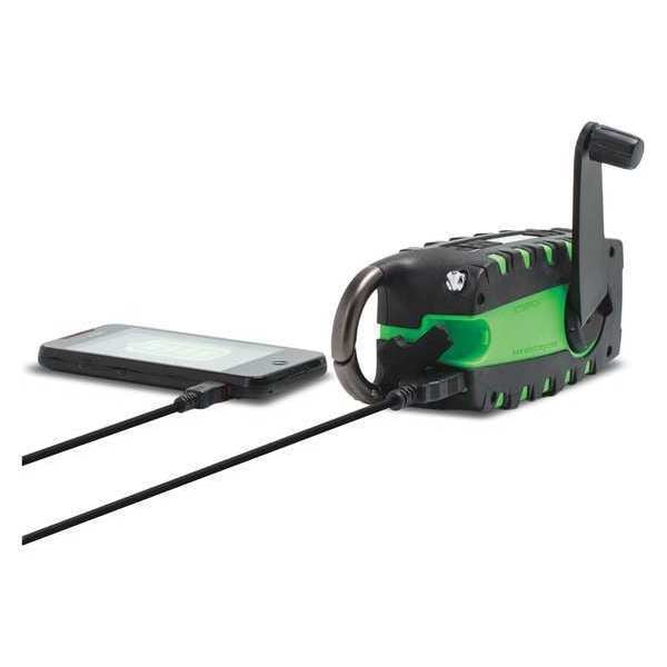 Portable Weather Radio, Green, 6-1/2