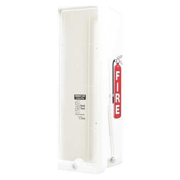 Fire Extinguisher Cabinet, Surface Mount, 23 1/4 in Height, 10 lb