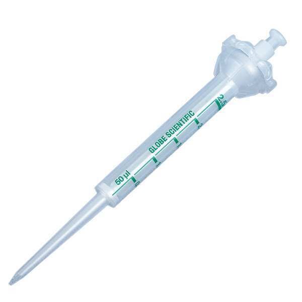 Dispenser Syringe Tip, Clear, 250uL, PK100