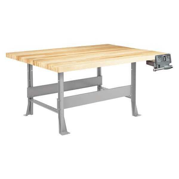 Work Station, Gray/Maple, 32-1/4