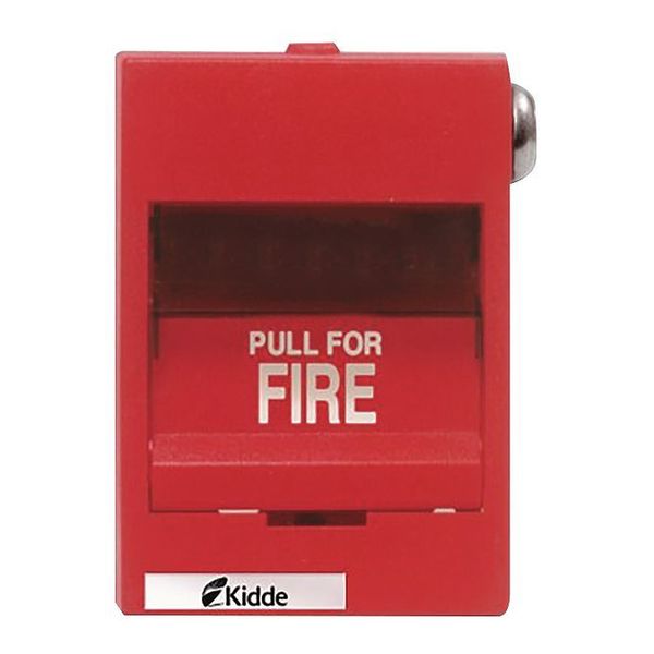 Fire Alarm Pull Station, Red, 3-3/8