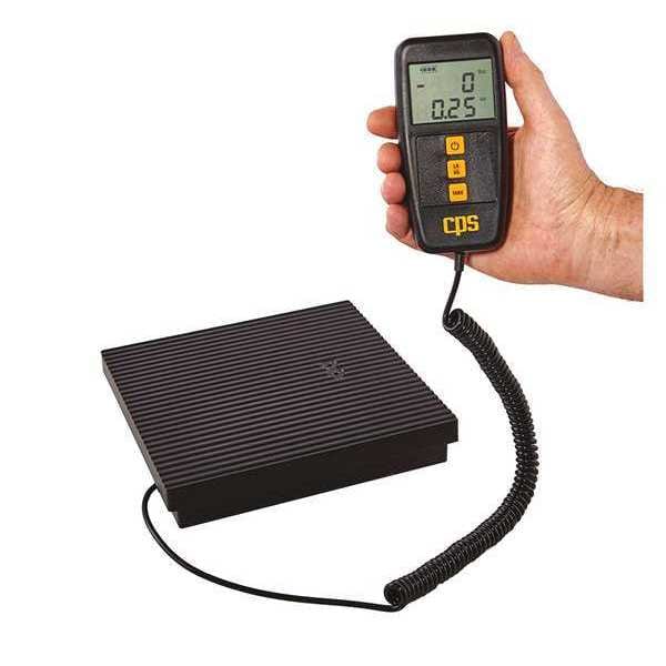 Charging/Recovery Scale, Electronic, 220 lb Max Capacity, Includes Batteries and Case